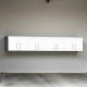 White Modular 4-Piece Oversized Locking Wall Cabinets, 36x24x14 in