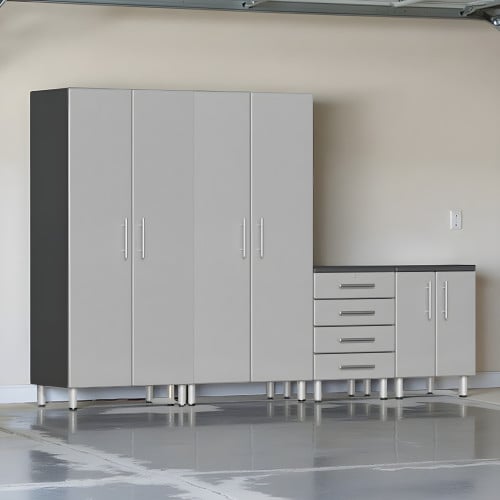 Silver Modular 4 Piece Storage Set