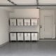 White Modular 8-Piece Garage Cabinet Set, Wall & Base, 8 ft