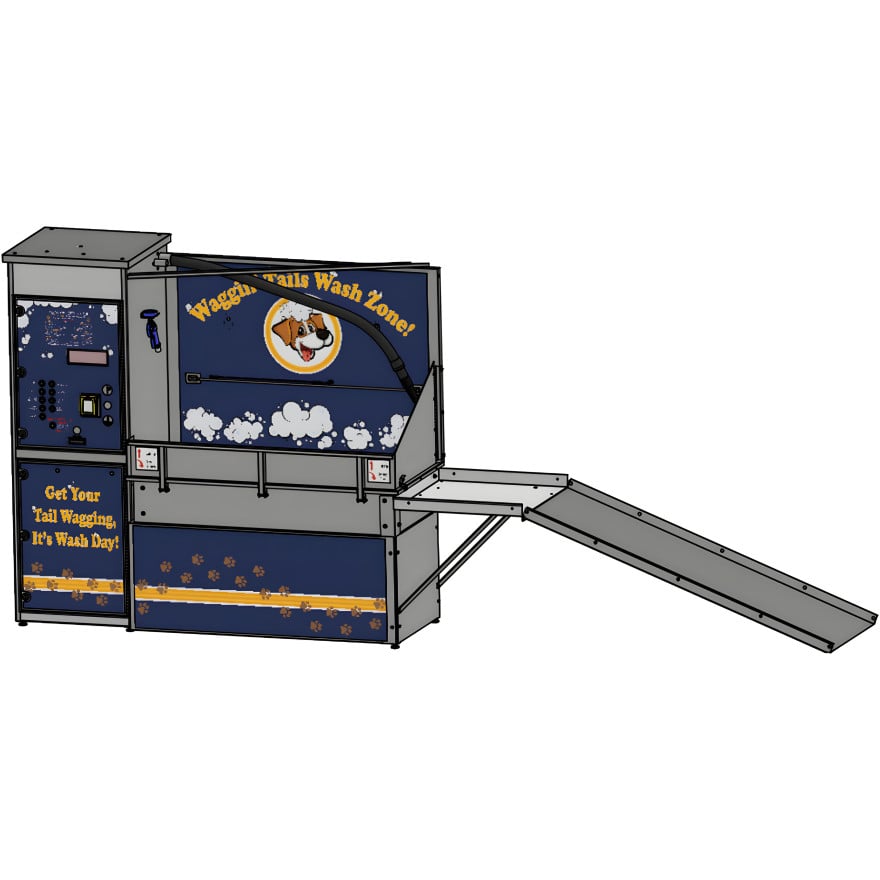 View of Self- Serve Dog Wash Station | Treats Unleashed
