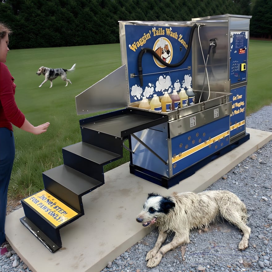 Self Serve Dog Wash Station - Commercial Stainless Steel