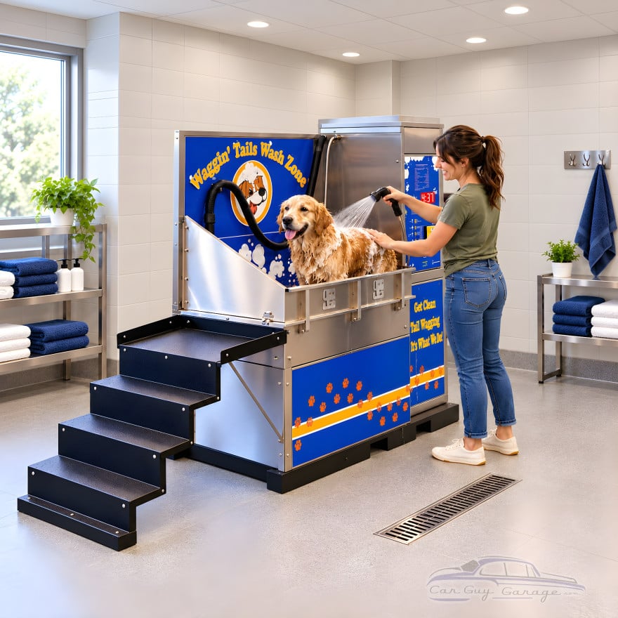 Self Serve Dog Wash Station - Commercial Stainless Steel