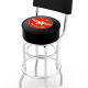Flying A 3-Piece Pub Set, 42 in Table and 2 Swivel Stools with Backs