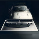 LED Edge-Lit Showroom Car Display Mat &ndash; 8'5" x 16'5" &ndash; Gray Vinyl