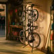 Gravity 2-Bike Vertical Freestanding Rack, Garage/Home, Shelf & Hooks