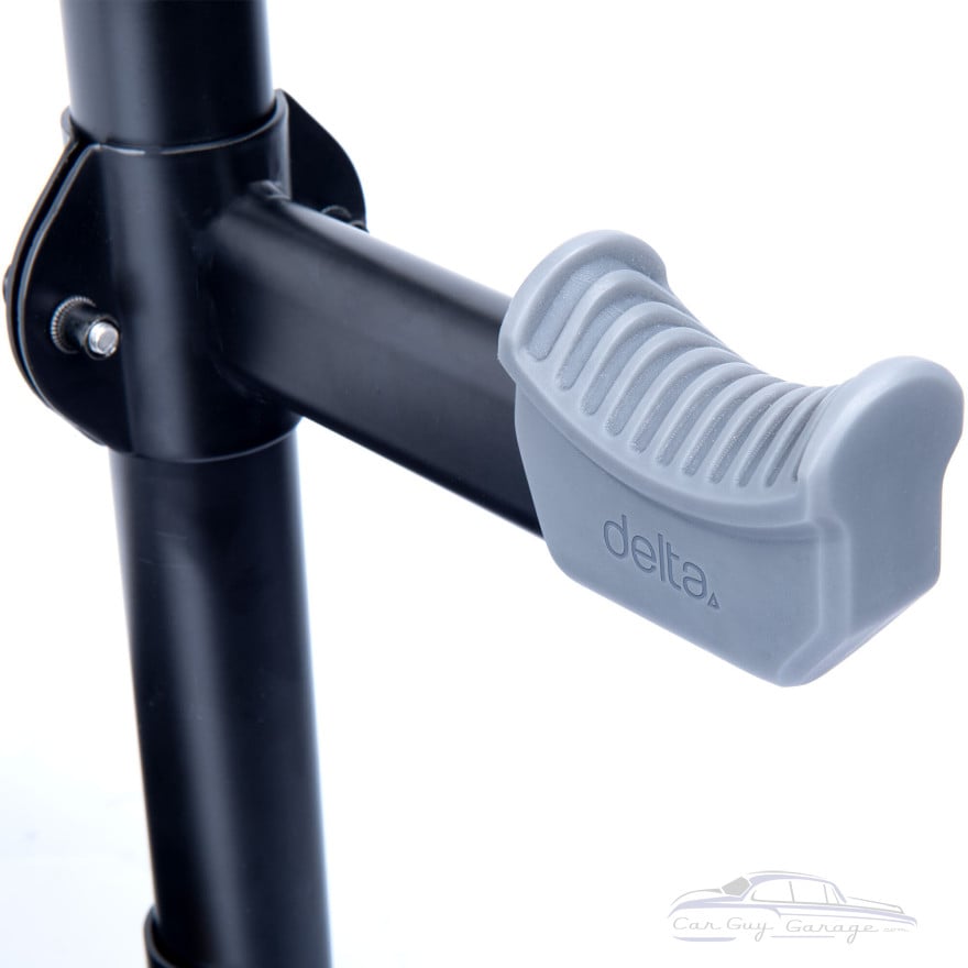 Gravity 2-Bike Vertical Freestanding Rack, Garage/Home, Shelf & Hooks