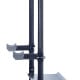 Gravity 2-Bike Vertical Freestanding Rack, Garage/Home, Shelf & Hooks
