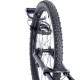 Vertical Bike Wall Mount, Lock Ring, 100 lb, 4.5 in