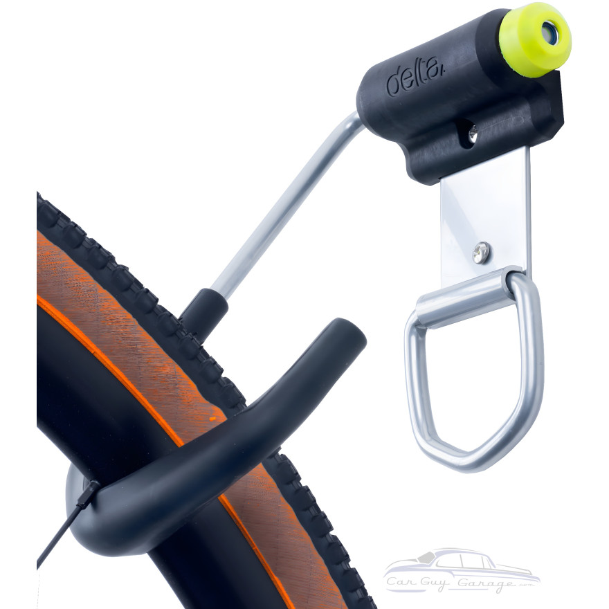 Vertical Bike Wall Mount, Lock Ring, 100 lb, 4.5 in