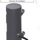 Wall Mounted 2 Motor 120V Commercial Vacuum