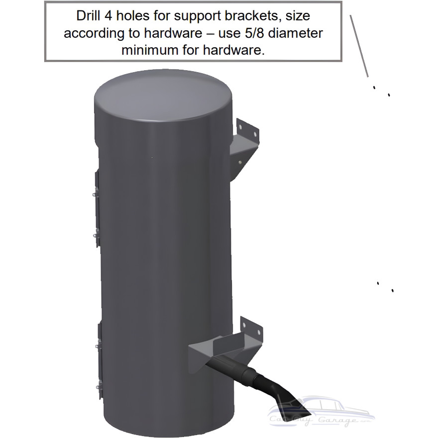 Wall Mounted 2 Motor 120V Commercial Vacuum