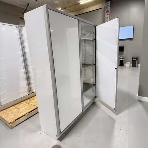 Aluminum Garage Storage Closet, 7 feet tall by 5 feet wide by 2 feet deep