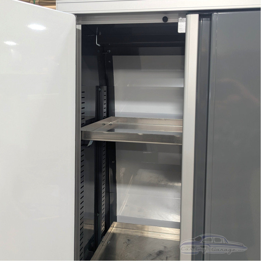 Set of 2 Aluminum Closets, 7 feet tall by 3 feet wide by 2 feet deep