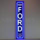 Officially Licensed Ford V8 Vertical LED Garage Sign - 10" x 47"