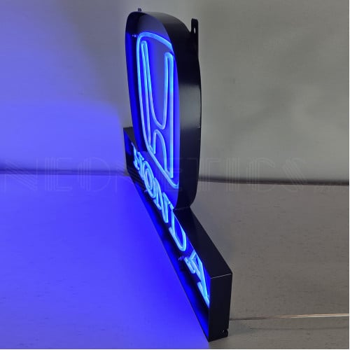 Honda Blue H Logo LED Sign - 23" x 16"