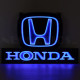 Honda Blue H Logo LED Sign - 23" x 16"