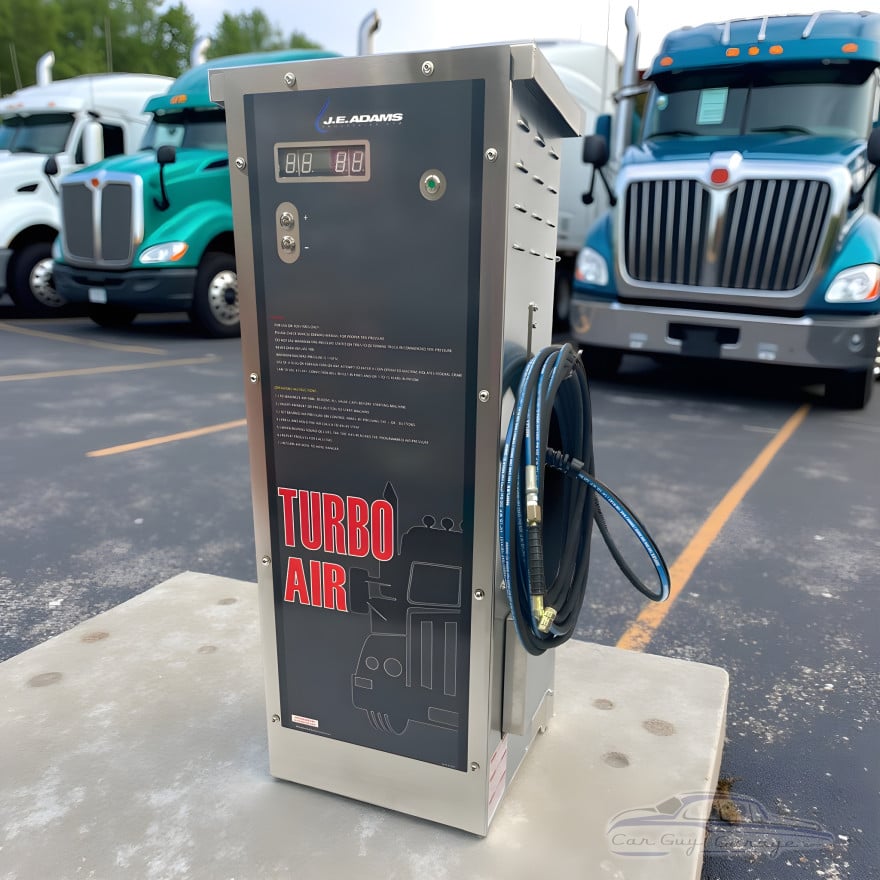 Commercial Digital Truck/RV Tire Inflation Station, 125 PSI, 120V