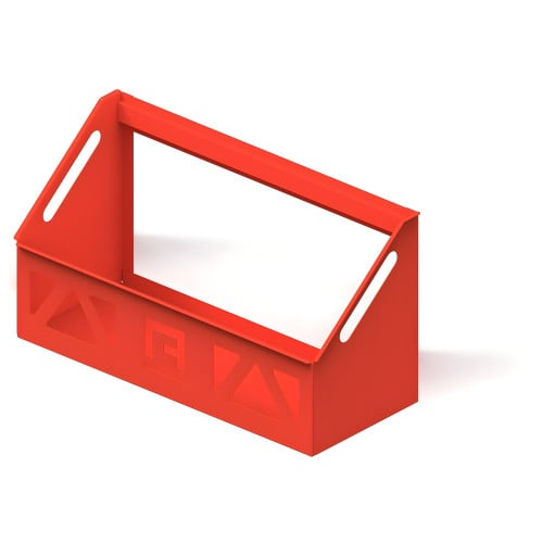 Aluminum Fuel Jug Rack for Trailers - Wall/Floor Mount (2 or 3)