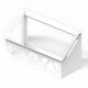 Aluminum Fuel Jug Rack for Trailers - Wall/Floor Mount (2 or 3)