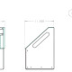 Aluminum Fuel Jug Rack for Trailer Wall or Floor Mount