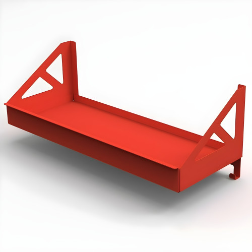 Aluminum Helmet Wall Mount Shelf Rack with Gear Hooks