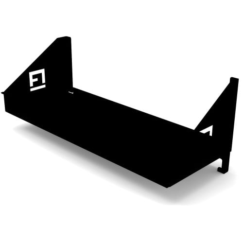 Aluminum Helmet Wall Mount Shelf Rack with Gear Hooks