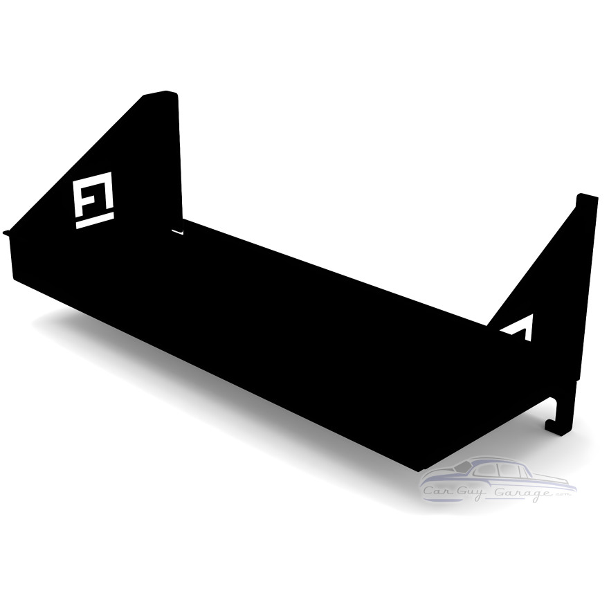 Aluminum Helmet Wall Mount Shelf Rack with Gear Hooks