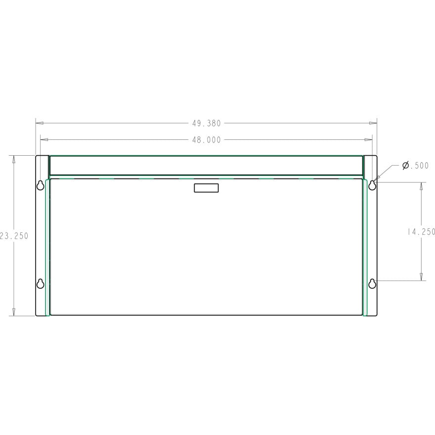 Wall Mounted Folding Workbench with Shelves - 49.5 Inch