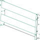Wall Mounted Folding Workbench with Shelves - 49.5 Inch