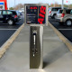 Gas Station Tire Inflator Air Machine with Hose Reel Base