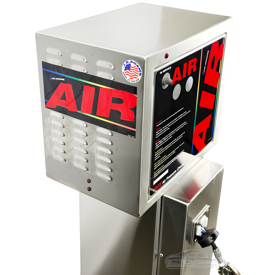 Gas Station Tire Inflator Air Machine with Hose Reel Base