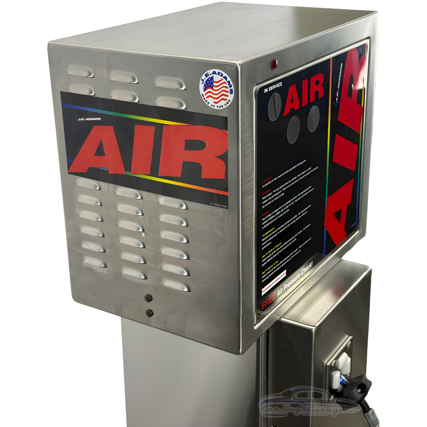 Gas Station Tire Inflator Air Machine with Hose Reel Base
