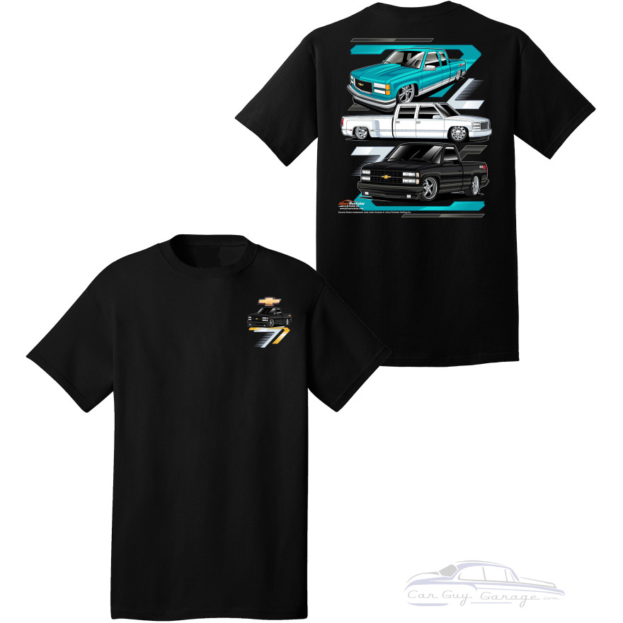 Old Body Style Chevy Truck T-Shirt - 100% Cotton Tee