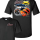 Chevy Camaro T-Shirt with Late Generation Iroc Z Icons