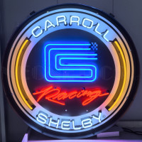 CARROLL SHELBY RACING Neon Sign - 36" round