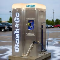 Commercial Car Wash System, Self-Contained Wash Station