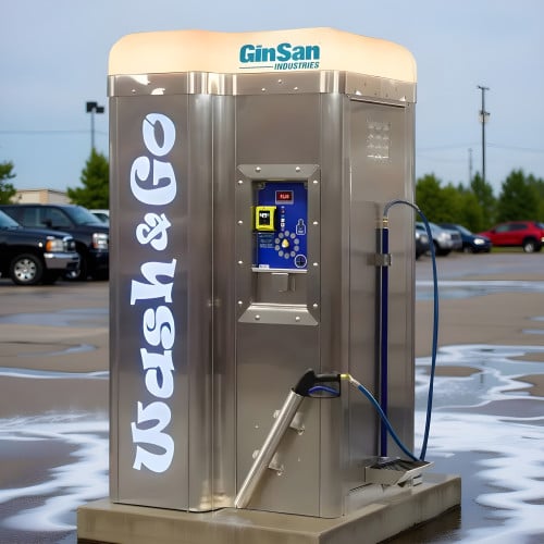 Commercial Car Wash System, Self-Contained Wash Station