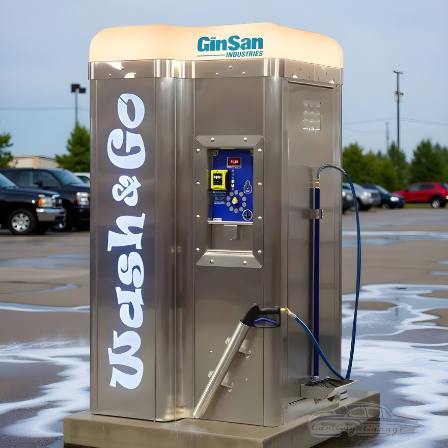 Commercial Car Wash System, Self-Contained Wash Station