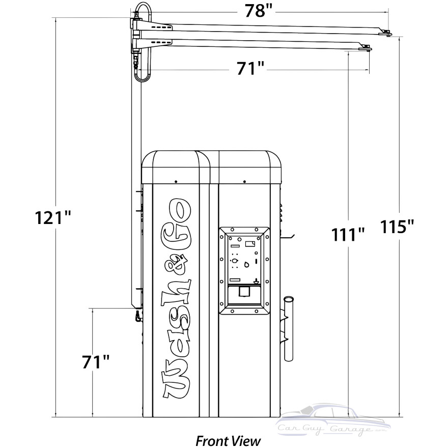 Commercial Car Wash System, Self-Contained Wash Station