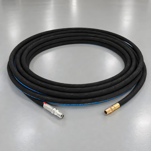 Air Hose - 50 ft x 1/4 in Cut Resistant with Fittings