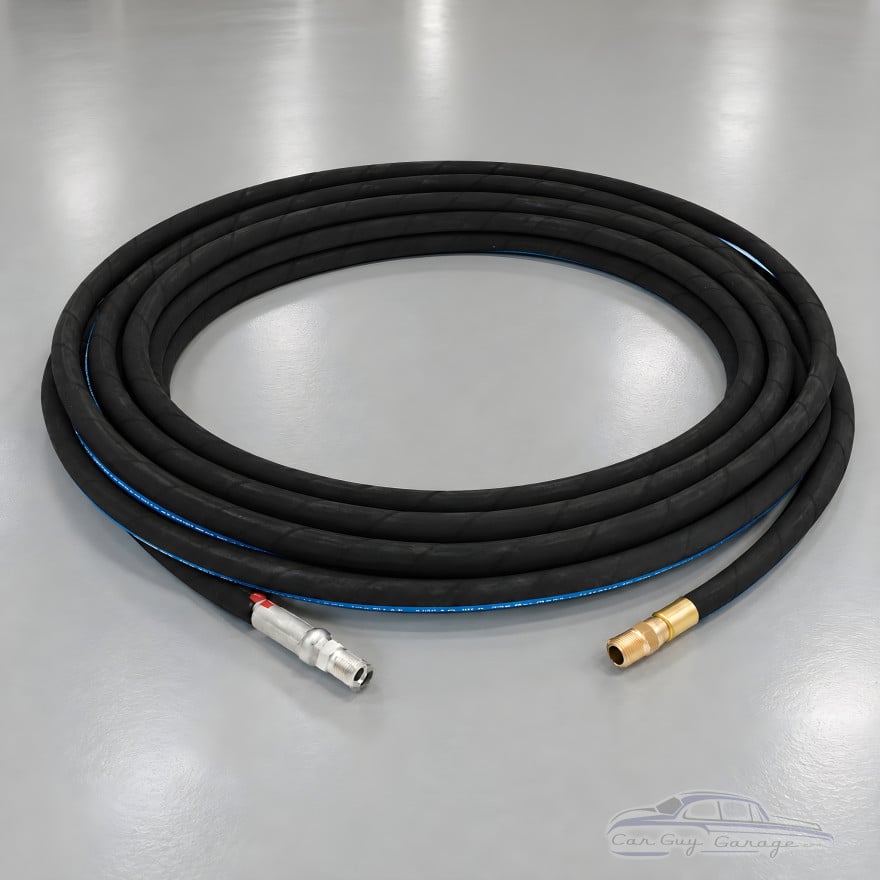 Air Hose - 50 ft x 1/4 in Cut Resistant with Fittings
