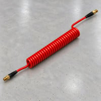 1/4-Inch x 25-Foot Red Urethane Coiled Air Hose