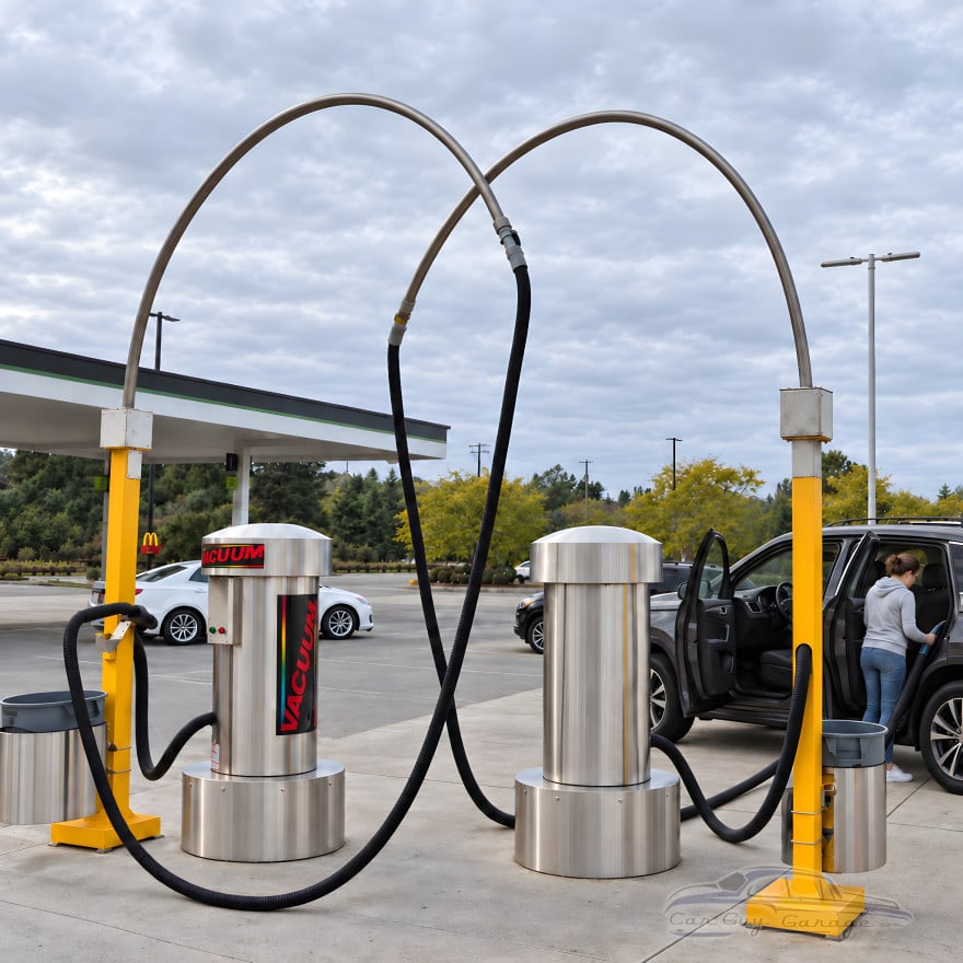 Vacuum Hose Boom Arch Stanchion with 360 Degree Swivel