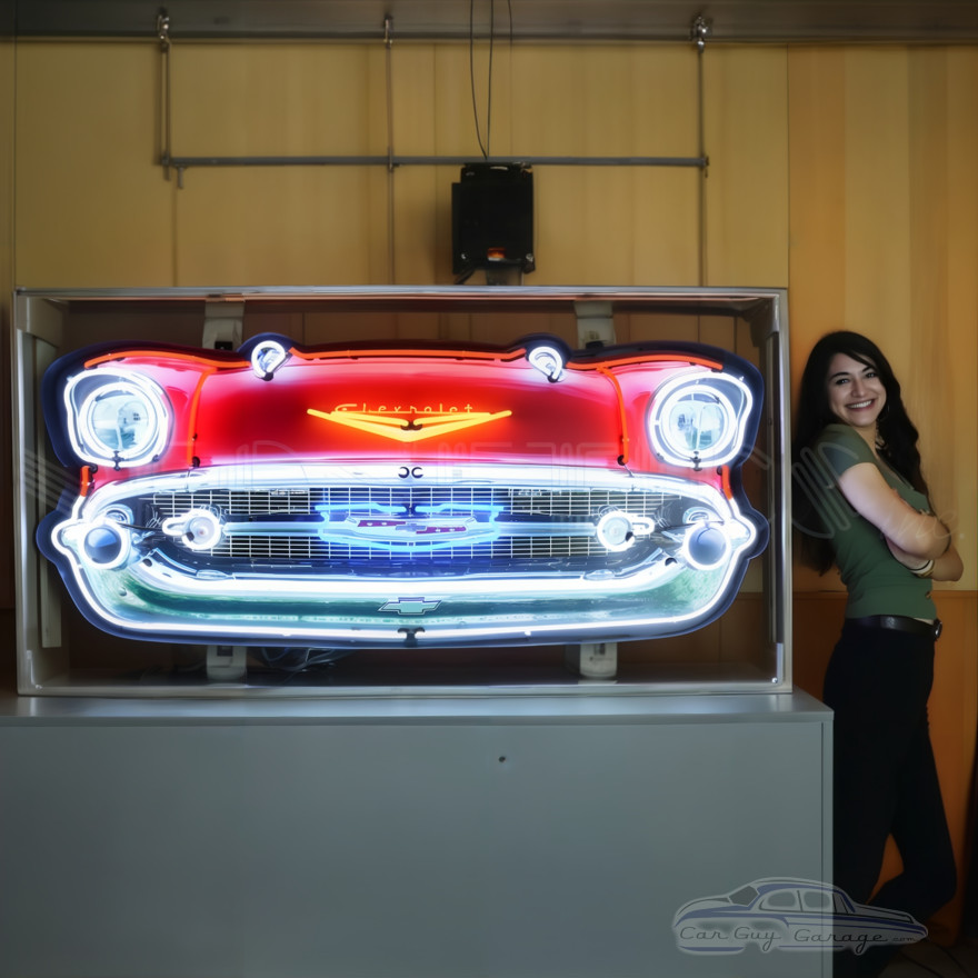57 Chevy Bel Air Grill Neon Sign 57 Chevy Bel Air Grill Neon Sign