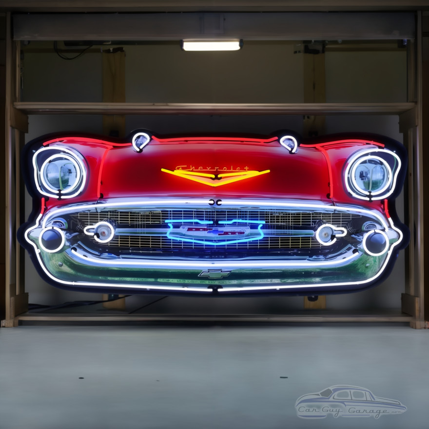 57 Chevy Bel Air Grill Neon Sign 57 Chevy Bel Air Grill Neon Sign