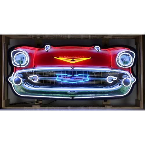 57 Chevy Bel Air Grill Neon Sign
