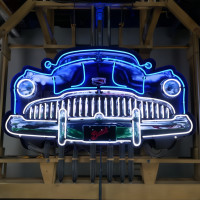 Buick Classic Grille Neon Wall Sign - 53" x 31"