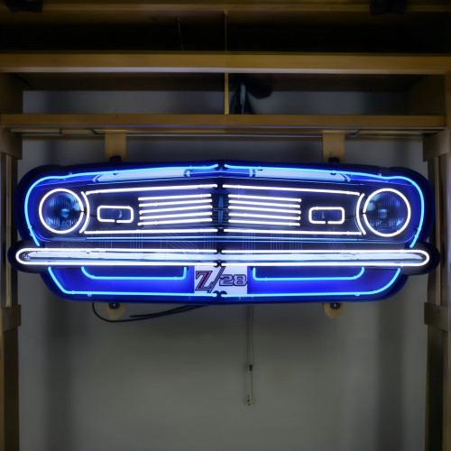 Chevy Camaro Z28 Grill Neon Sign