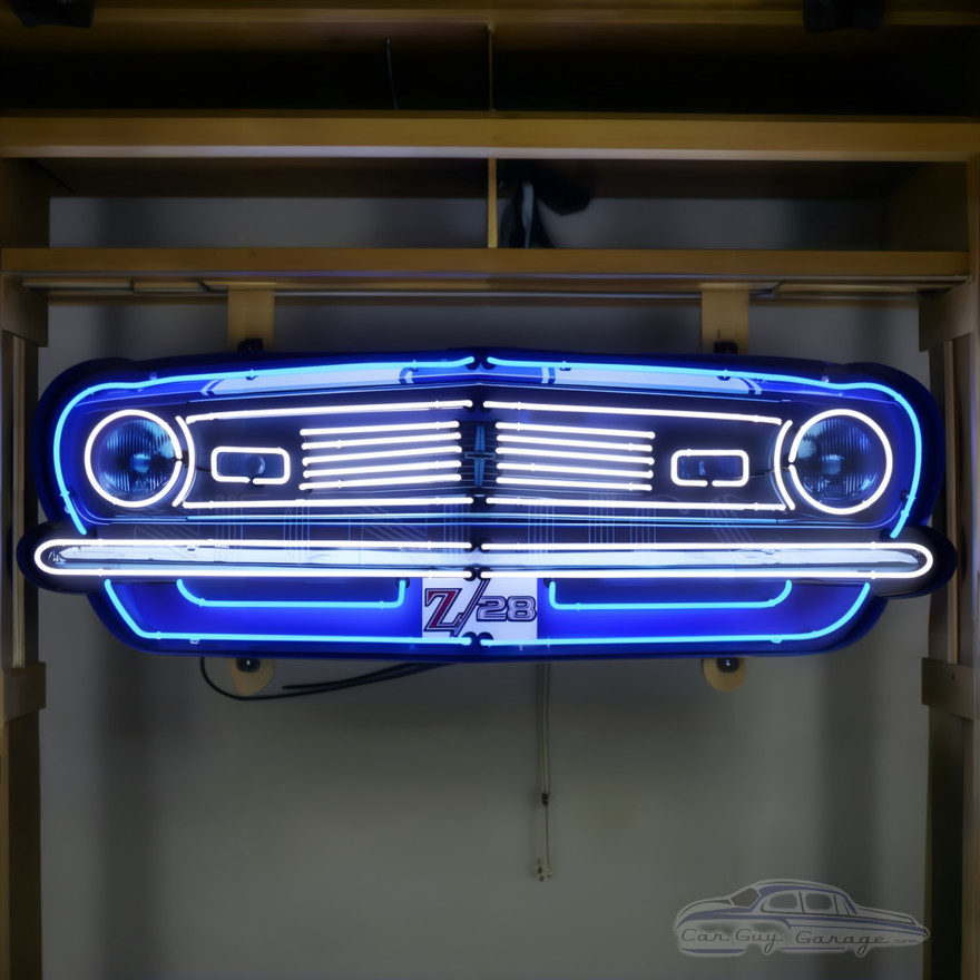 Chevy Camaro Z28 Grill Neon Sign Chevy Camaro Z28 Grill Neon Sign