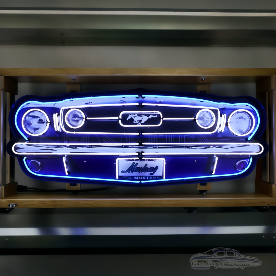 Ford Mustang Grill Neon Sign Ford Mustang Grill Neon Sign